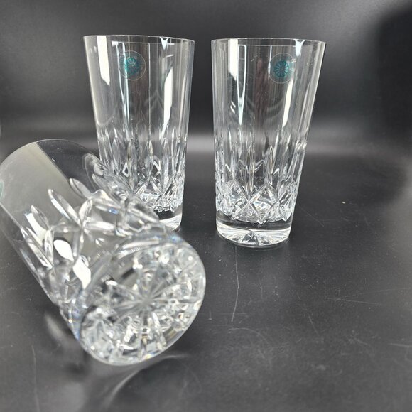 Galway Irish Crystal Baldmore Crystal Highball & Whiskey Glasses Set Of 4 DH1300 - Picture 5 of 15
